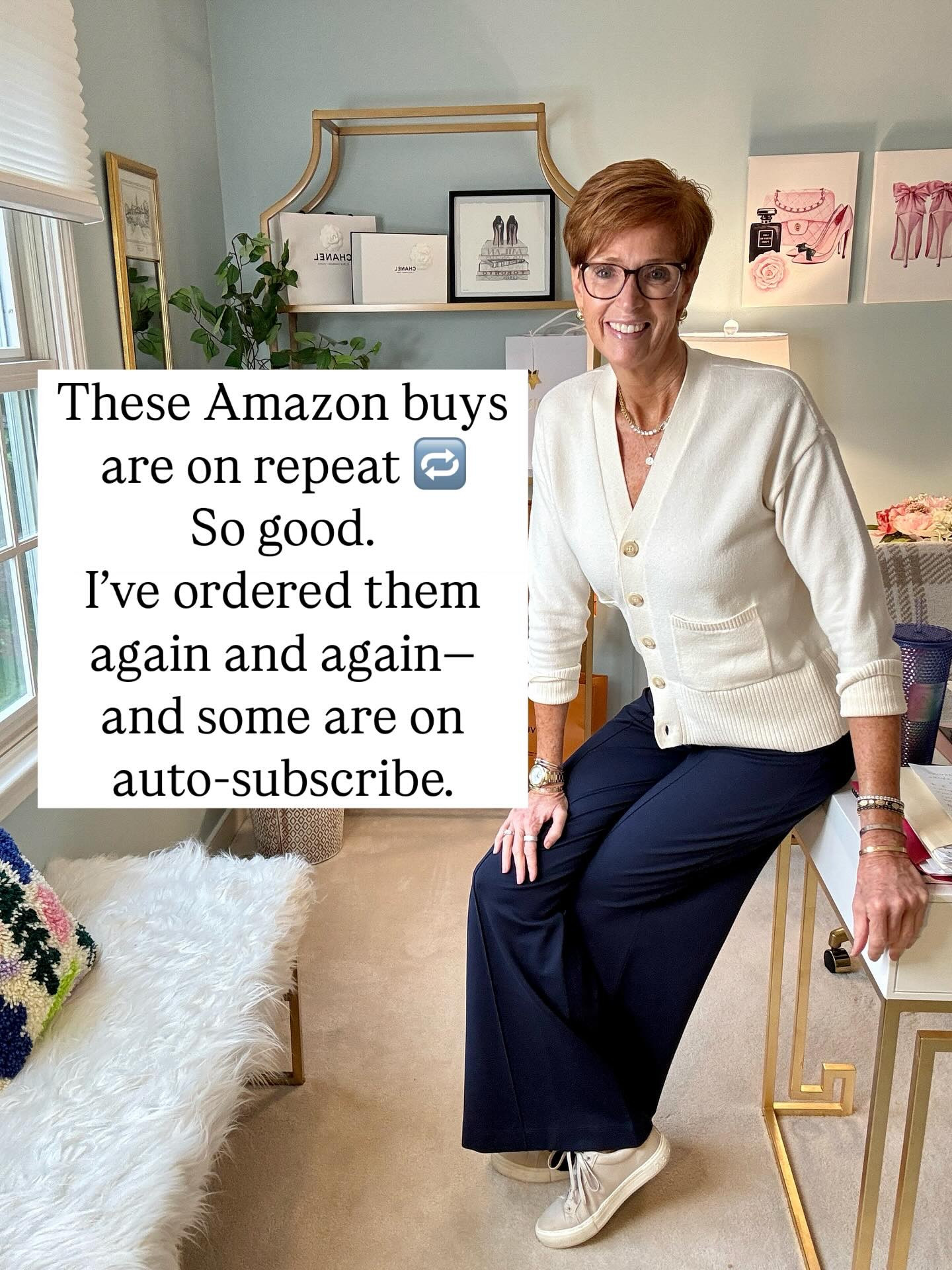 10 Amazon Repeat Buys I Can’t Live Without 🔁✨

Follow, like & comment REPEAT and I’ll send all the links right to your DM.
 I love a good Amazon find… but these 10 are so good I’ve reordered them more than once—and a few are on subscription because I never want to be without them.

From my go-to electrolytes and skincare faves to the best stain remover I’ve ever used (seriously, it works every time), this list is full of affordable, practical, everyday items that get used constantly around here.

🛍️ Every product is linked in my ShopMy storefront for quick + easy shopping.
 Save it, share it, and stock up—you won’t regret it.

💬 I’d love to know your #1 Amazon repeat buy—drop it below! 📌 Save this post to reference when you’re running low 👯‍♀️ Send this to your bestie who shops Amazon at midnight 👉 Follow @atalldrinkofstyle for timeless, tall-friendly style + everyday must-haves that actually work
 #AmazonFavorites #AmazonRepeatBuys #EverydayEssentials #ShopMyFavorites #Over40Style #DailyFavorites #ClassicStyleOver40 #TallGirlStyle #TimelessLifestyle #HomeAndBeautyFavorites #ThingsILove #AmazonSubscriptionFinds #MustHaveProducts

#LTKFindsUnder100 #LTKTall #LTKOver40