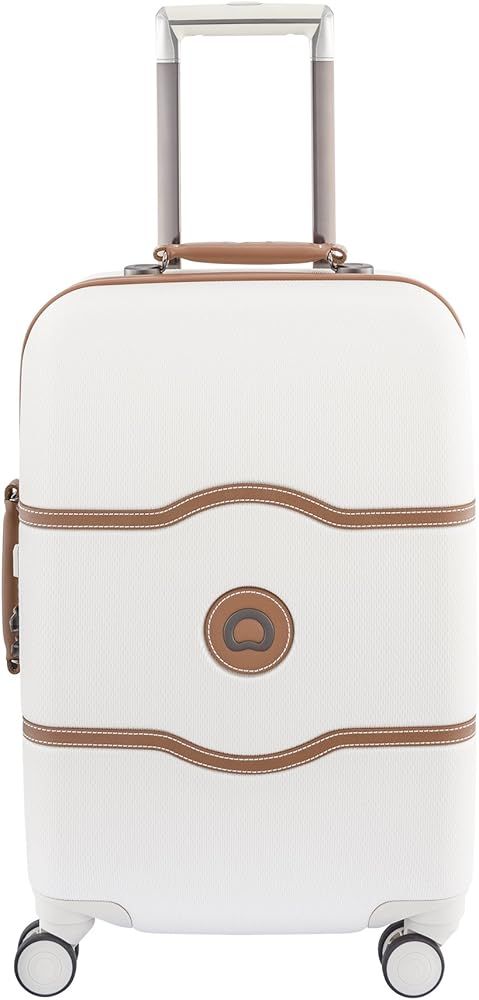 DELSEY Paris Chatelet Hard+ Hardside Luggage with Spinner Wheels, Champagne White, Carry-on 21 In... | Amazon (US)