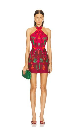 Cara Cara Perla Mini Dress in Red. - size 4 | Revolve Clothing (Global)