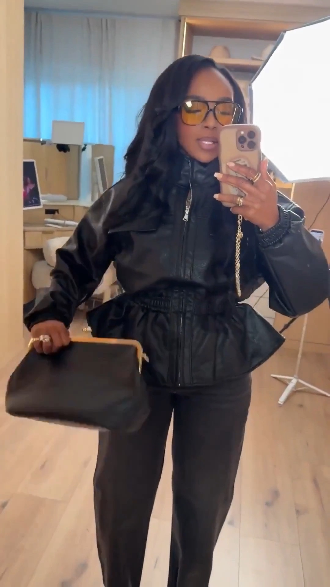Scroll to shop !! This edgy all-black leather outfit is perfect for date night, concerts, or a chic night out. @prettylittlething 

#LTKdayinmylife #LTKgrwm #LTKPetite #LTKootd