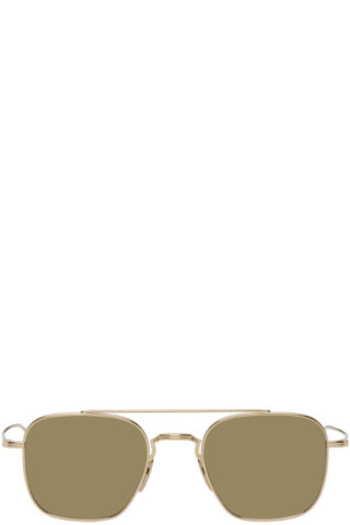 Gold TB907 Sunglasses | SSENSE