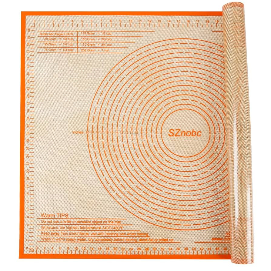 Silicone Pastry Mat 36x24 Inch Nonstick Baking Mat Perfect for Dough Mat, Pastry Board, Kitchen C... | Amazon (US)