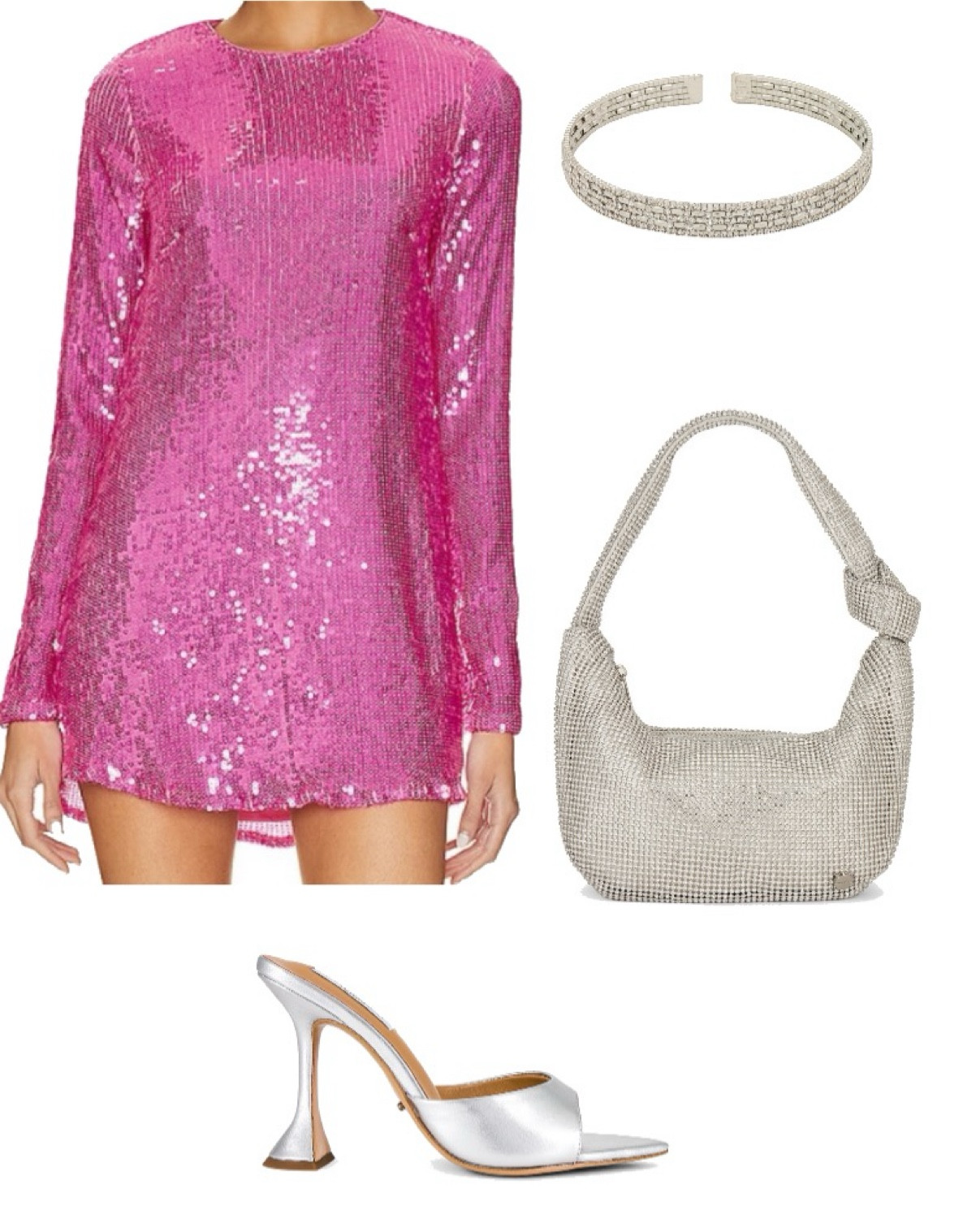 A little spicey twist on your New Year’s Eve outfit!! Glitz & glam but also simple✨ #newyears #newyearsoutfit 

#LTKparties #LTKHoliday #LTKstyletip