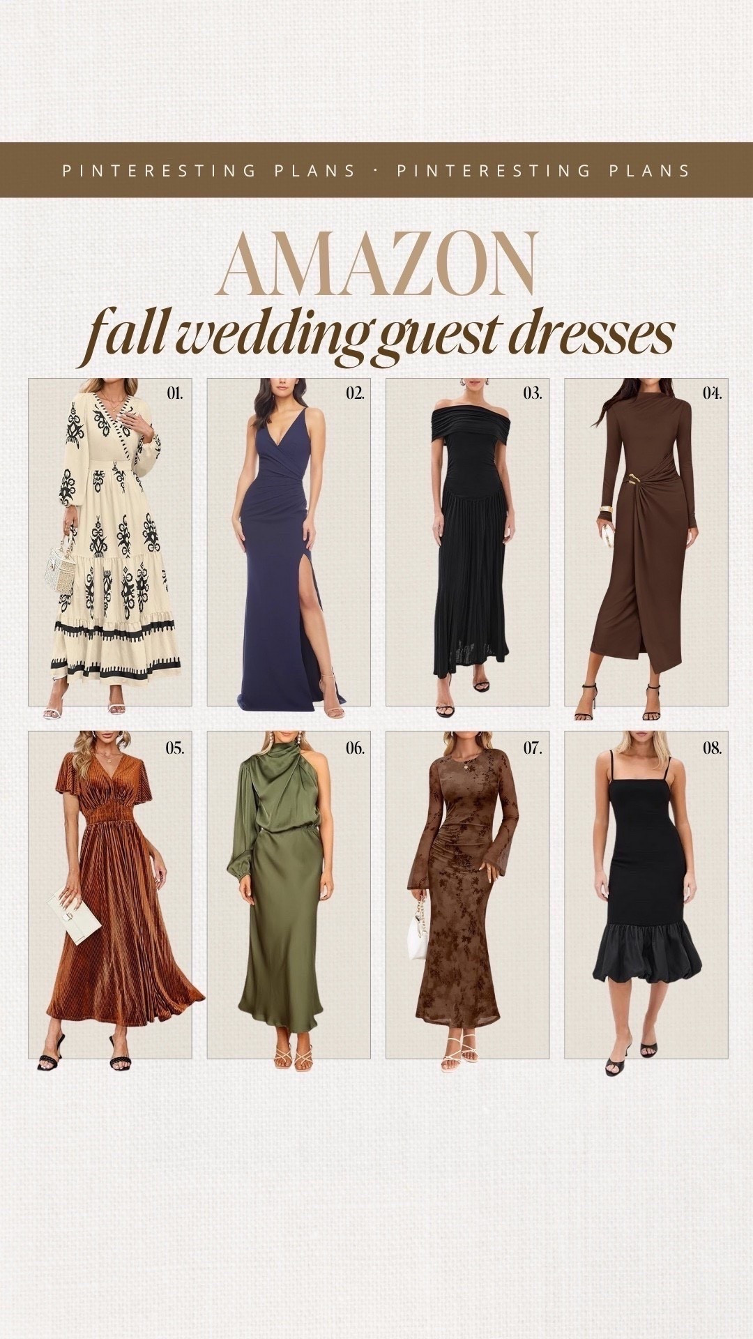Amazon fall wedding guest dresses 🙌🏻🙌🏻

Maxi dresses, mini dresses, midi dresses



#LTKHoliday #LTKWedding #LTKSeasonal

#LTKFindsUnder100 #LTKWedding #LTKSeasonal