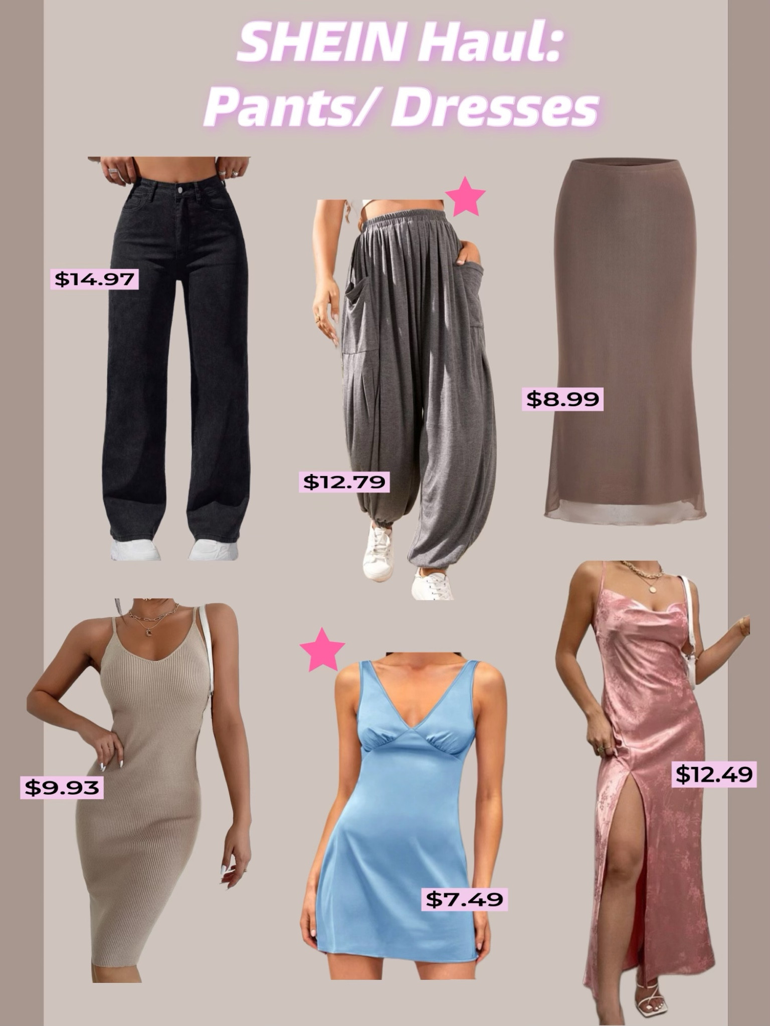 Shein haul:Pants and dresses 
Pink hearts are my favorites of the haul but I love everything 

#LTKU #LTKSpringSale #LTKSeasonal