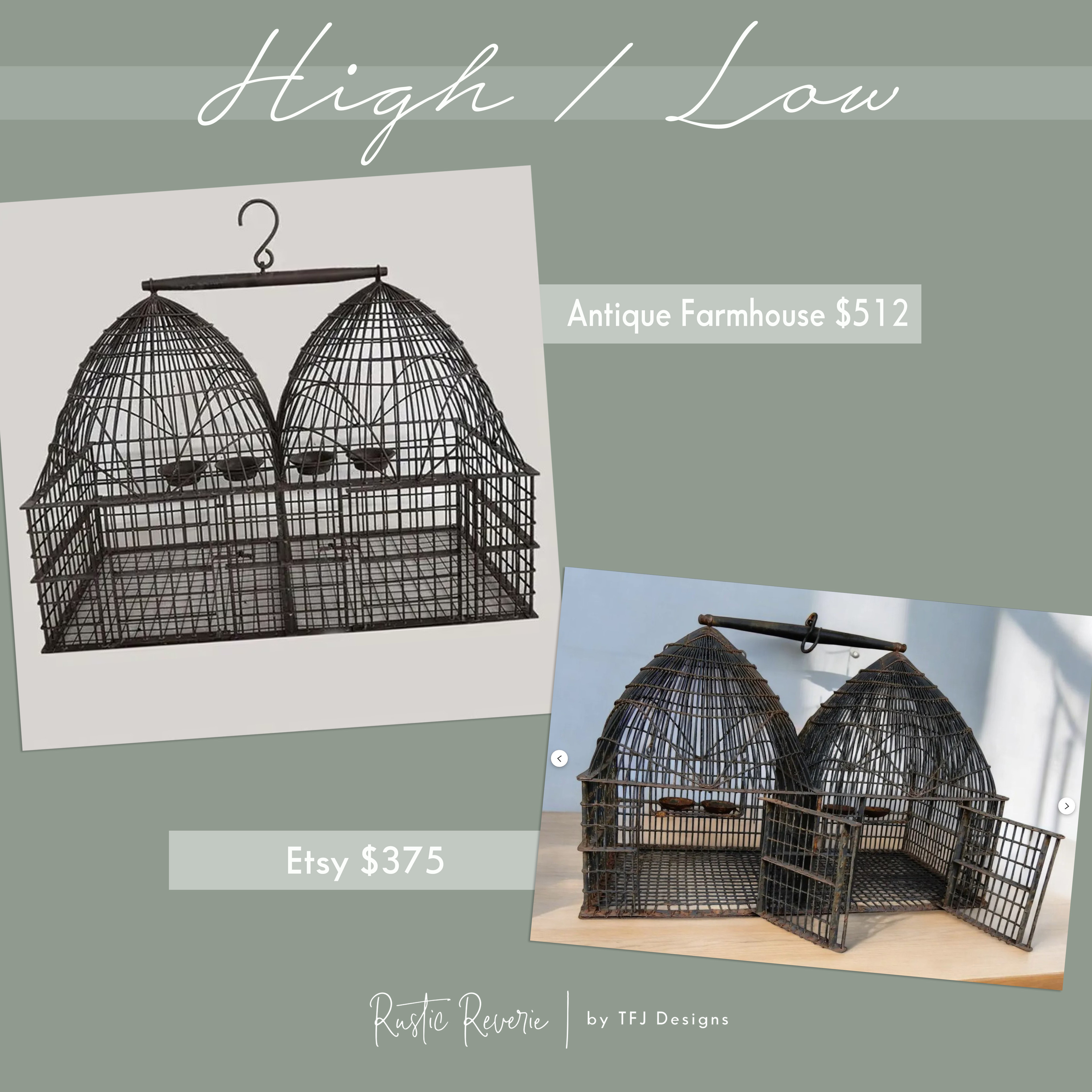 These Iron Bird Cages are amazing! ❤︎ antique vintage collected collection curated home decor french country cottage cottagecore unique antique farmhouse etsy mothers day gift summer outfit halloween 

 #LTKHome #LTKSaleAlert #LTKStyleTip