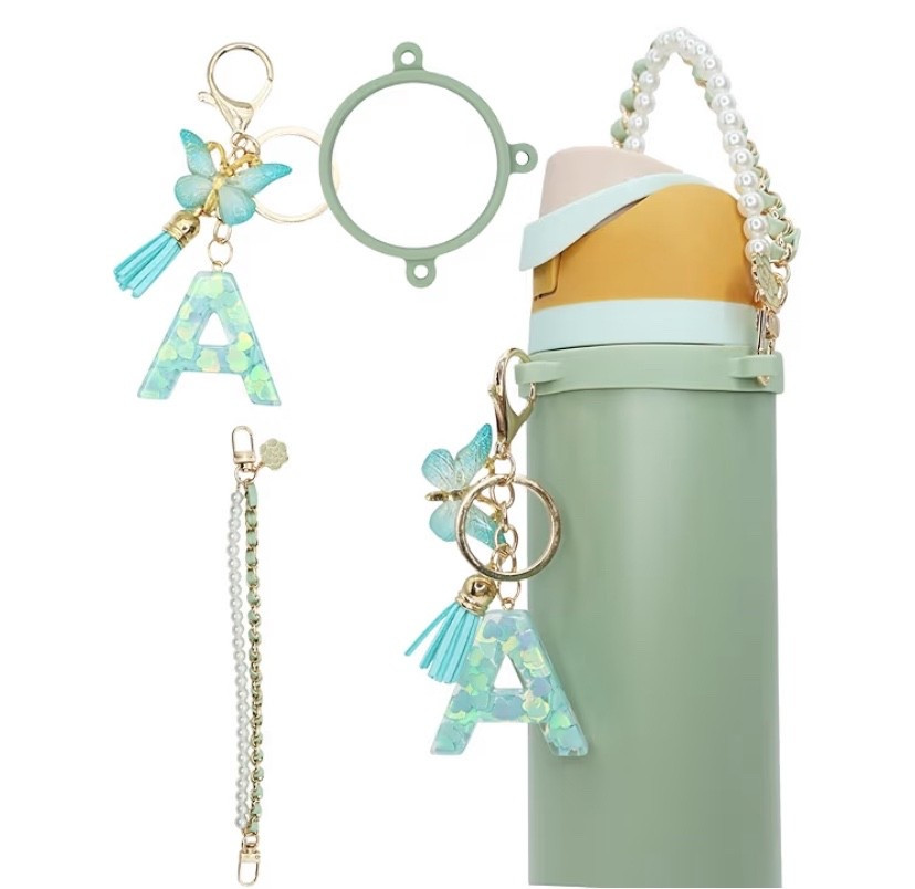 Gift Guide - Lillian got a similar  accessories set for her birthday and is loving the set.  $10, would be a great stocking stuffer or if you need a small gift for a teen girl or younger.  This comes in more colors and letters  


#under10 #owala #teengirl #teengift #girlsgift #amazon #budgetfriendly #giftunder10 

#LTKFindsUnder50 #LTKGiftGuide #LTKKids