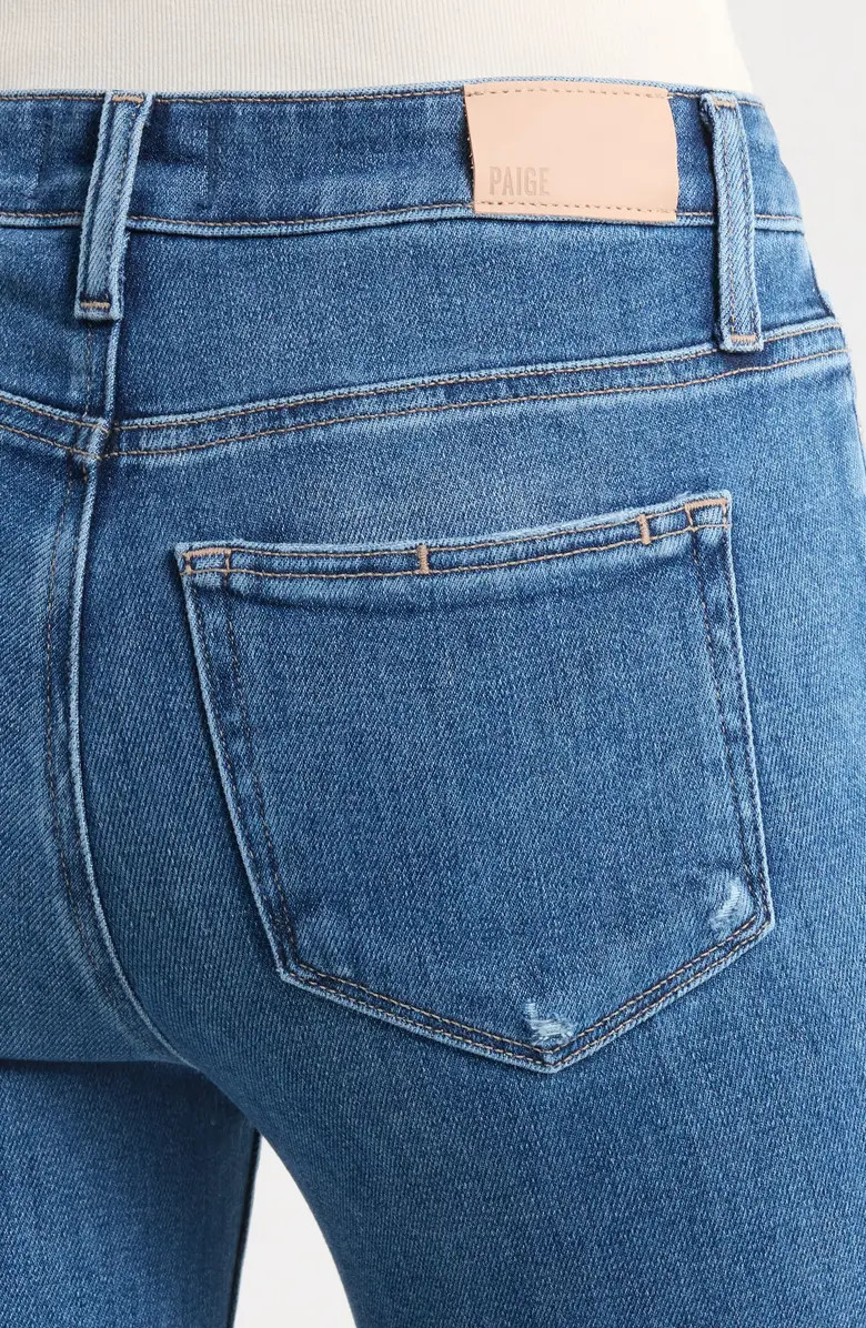 Laurel Raw Hem High Waist Canyon Bootcut Jeans | Nordstrom