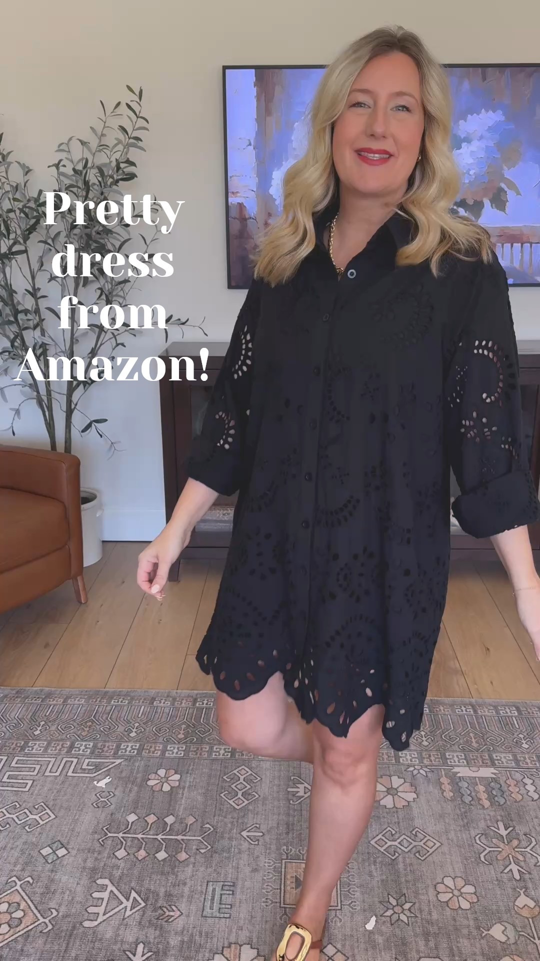 Love this pretty eyelet dress from
Amazon! 

#LTKStyleTip #LTKMidsize #LTKOver40