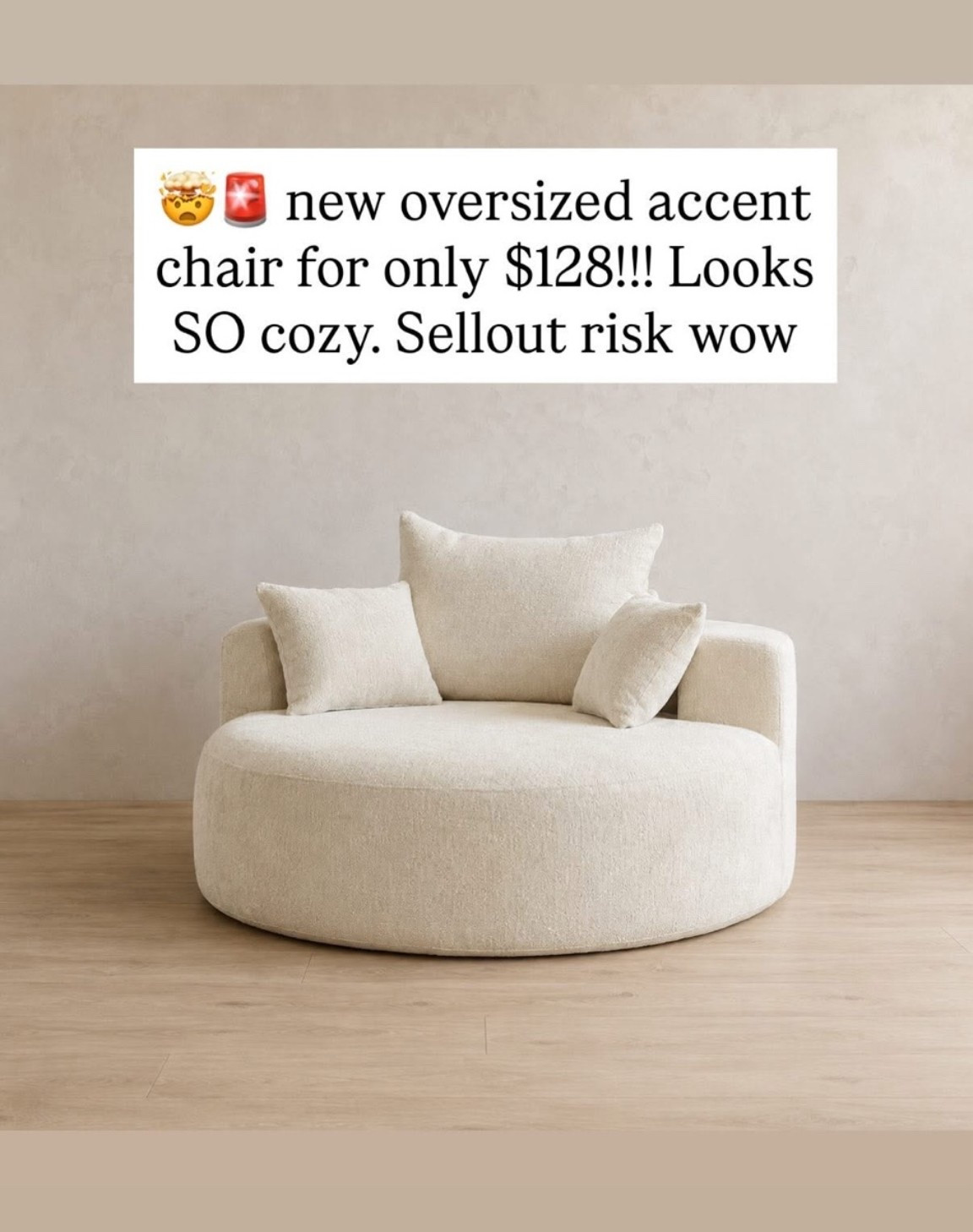 How insanely good is this new oversized accent chair!!! Amazon home, Amazon finds