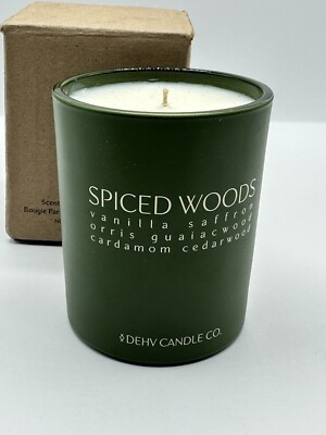 DEHV Candle Co. Scented Soy Blend 8oz Candle ~ Spiced Woods ~ New NIB  | eBay | eBay US