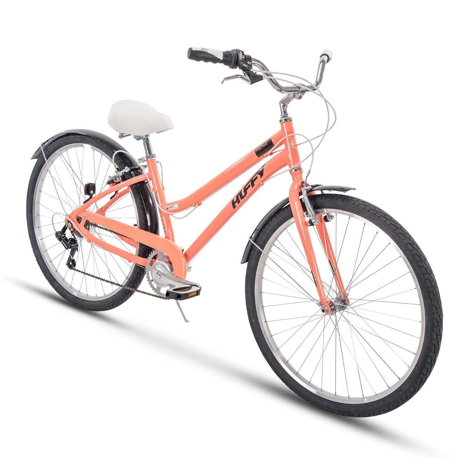 Huffy Comfort Commuter Bike, 27.5 inch Hyde Park  7 Speed & 3 Speed, Lightweight Aluminum | Amazon (US)