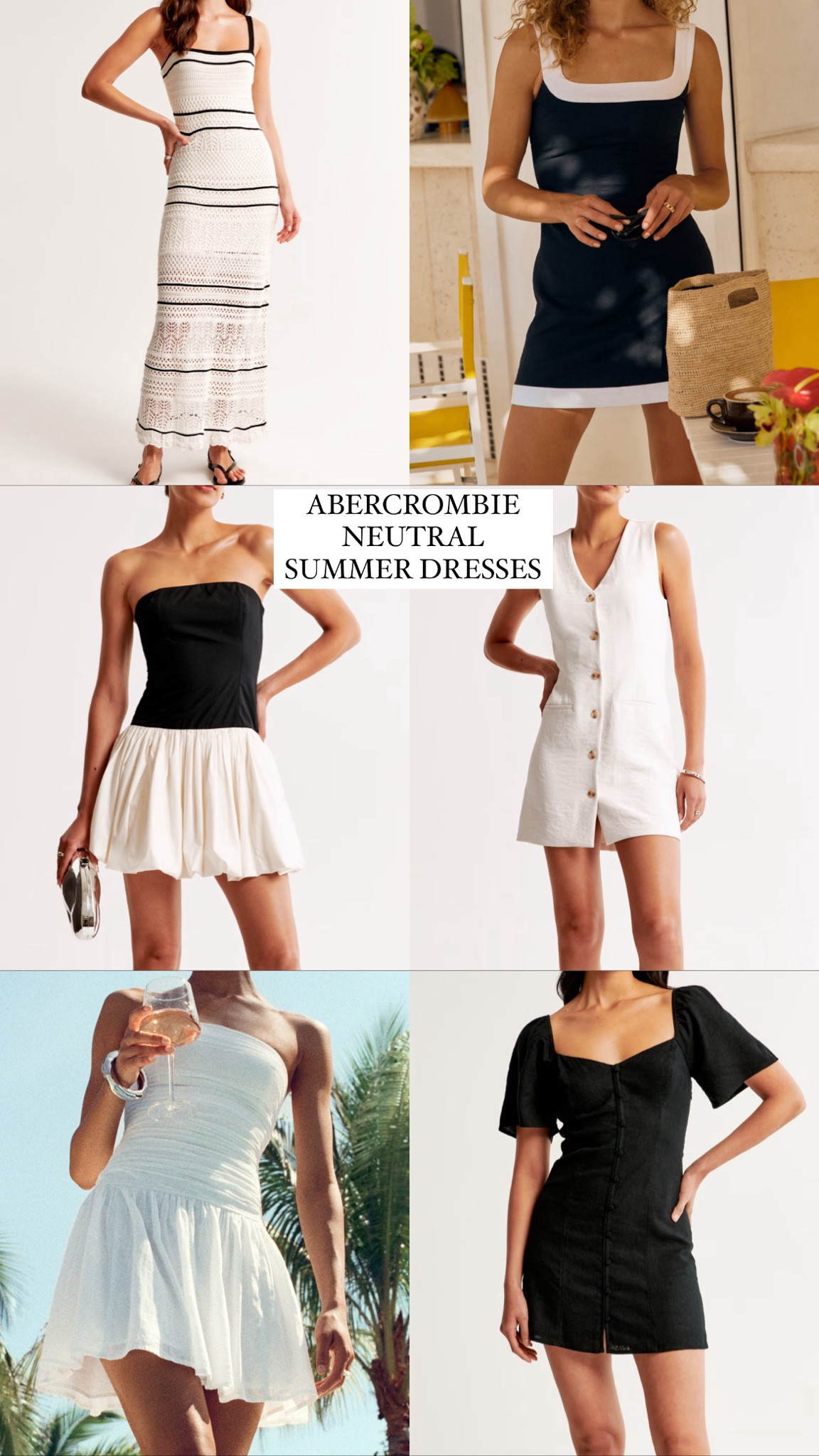 Abercrombie chic / neutral summer dresses ✨

#LTKTravel #LTKStyleTip #LTKSeasonal