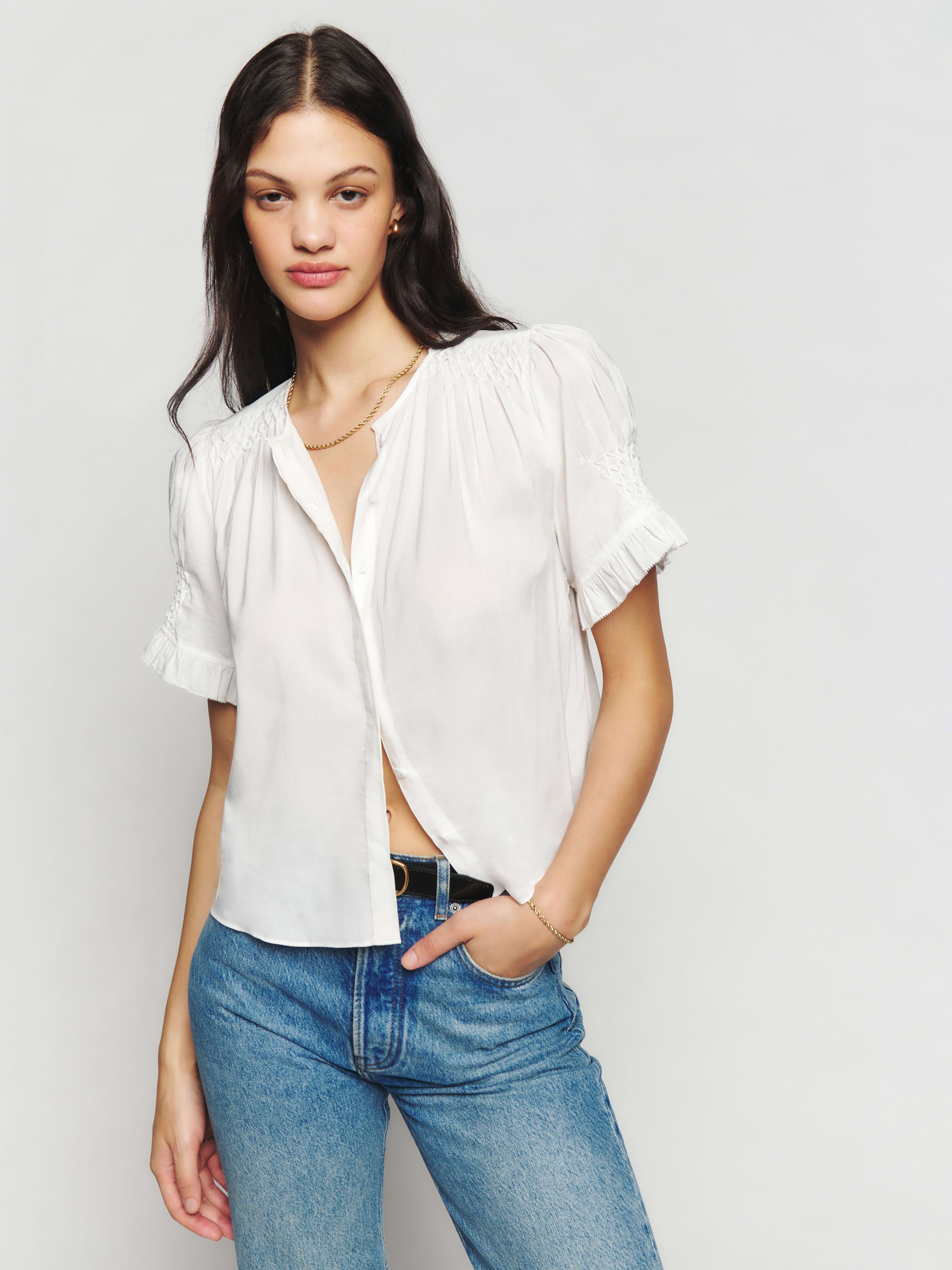 Adeline Top | Reformation (US & AU)