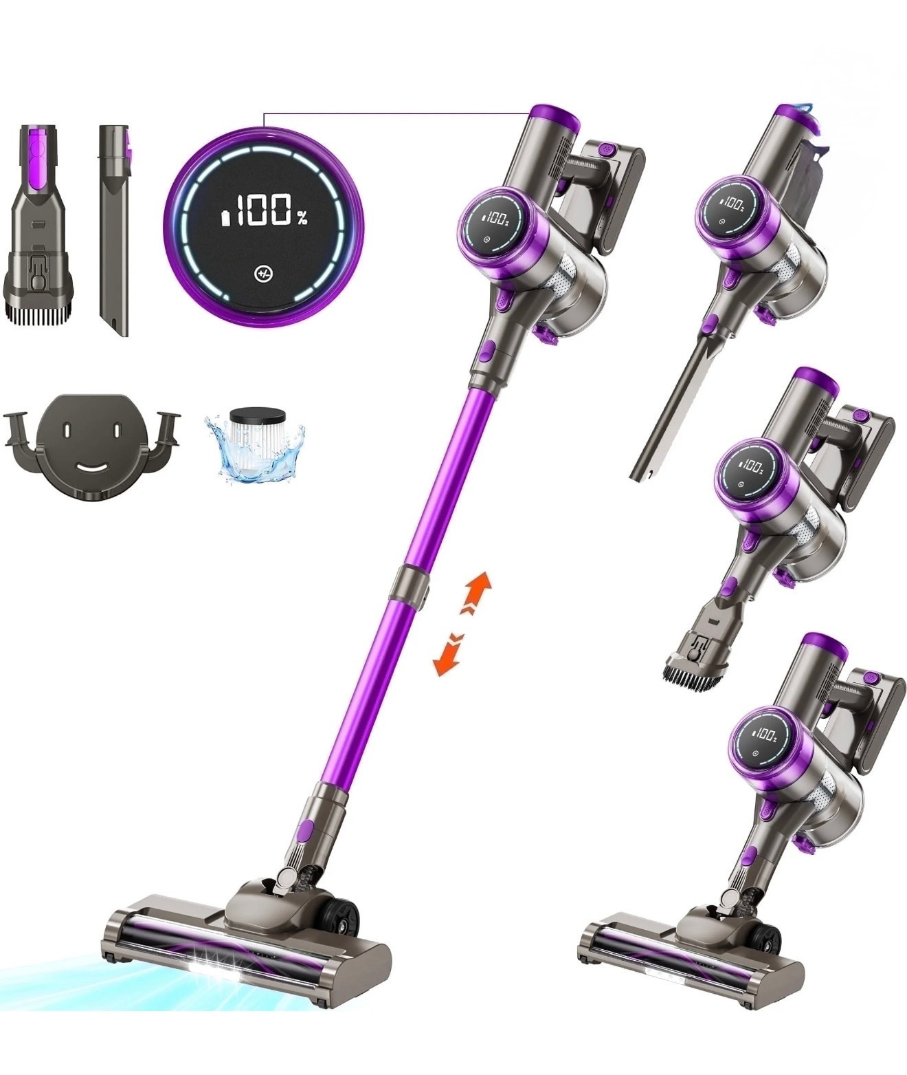 KANFUAQ Cordless Stick Vacuum Cleaner 38KPA 50Mins 2200mAh Lightweight for Home Pet Hair Carpet Hard Floor

#LTKHome #LTKmomlife #LTKSaleAlert