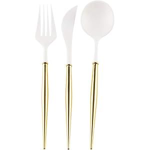 Sophistiplate Bella Flatware Cutlery Set for 12 | Fork, Spoons & Knives Silverware Utensil Set | ... | Amazon (US)