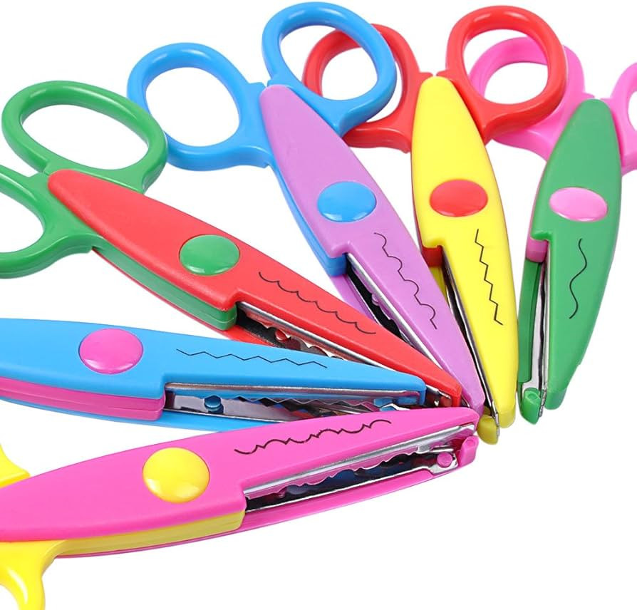 UCEC Craft Scissors Decorative Edge, Scissors for Crafting, Craft Scissors, Zig Zag Scissors, Kid... | Amazon (US)