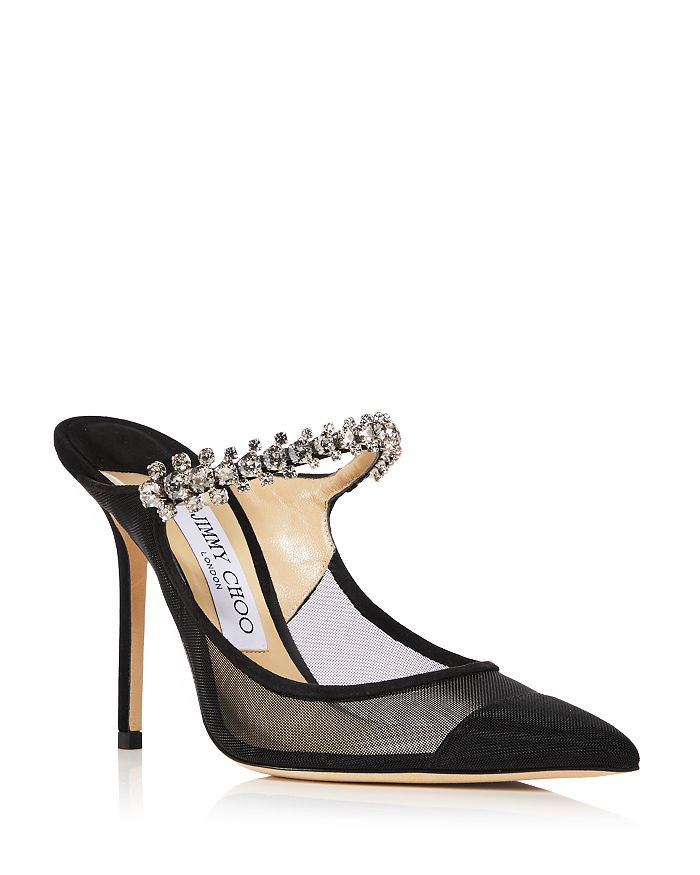 Women's Bing 100 Embellished High Heel Mules | Bloomingdale's (US)