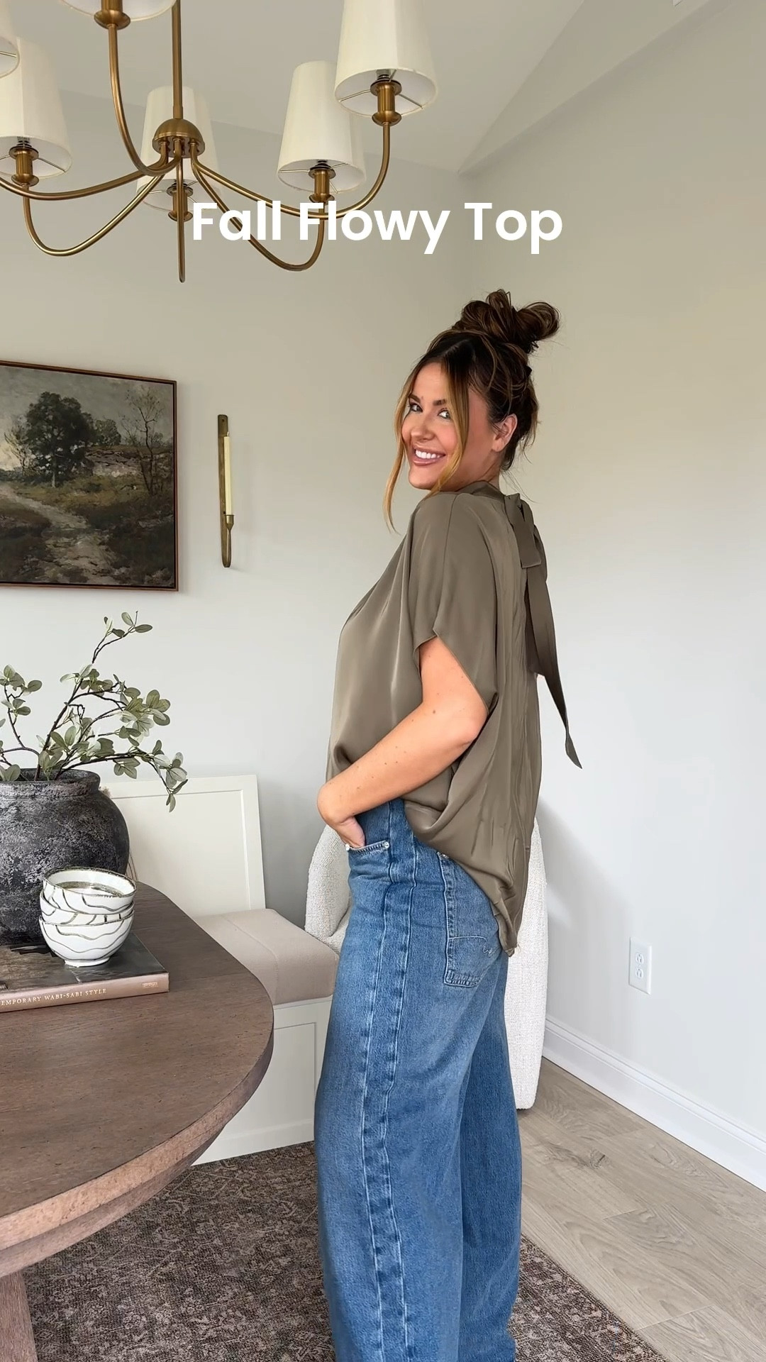 Easy Thanksgiving outfit idea 🤎🍂🍁 wearing XL top & 31 denim! 

#LTKMidsize #LTKStyleTip #LTKFindsUnder50