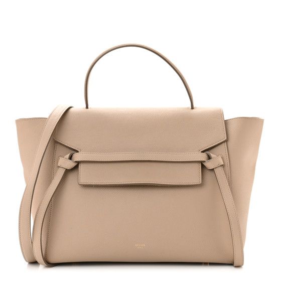 Grained Calfskin Mini Belt Bag Light Taupe | FASHIONPHILE (US)