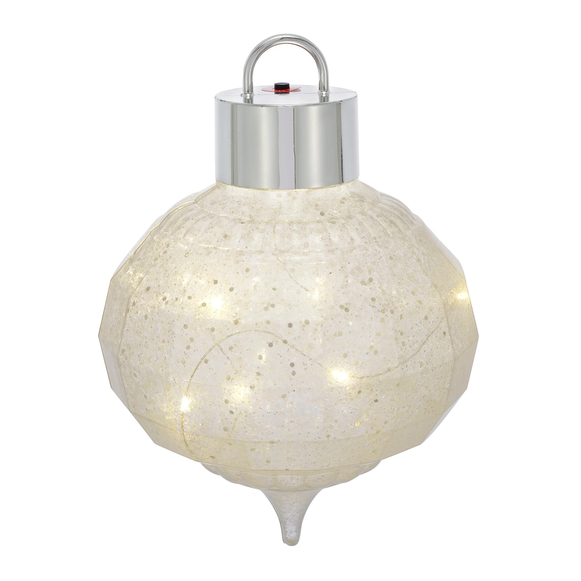 Holiday Time 200mm White Jumbo Ornament - Walmart.com | Walmart (US)