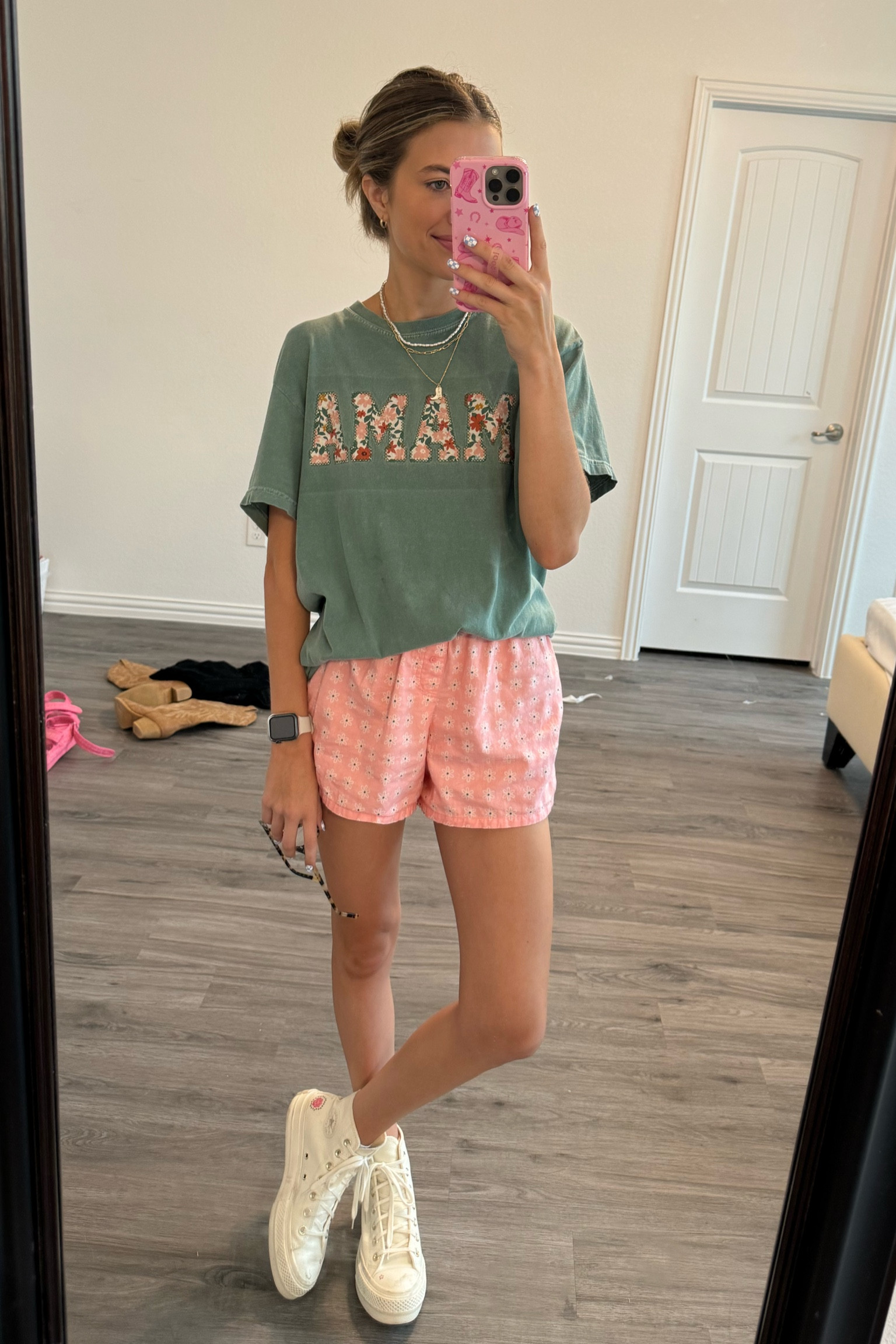 Boxer short trend| embroidered tee| converse 

#LTKSeasonal #LTKFindsUnder50 #LTKShoeCrush