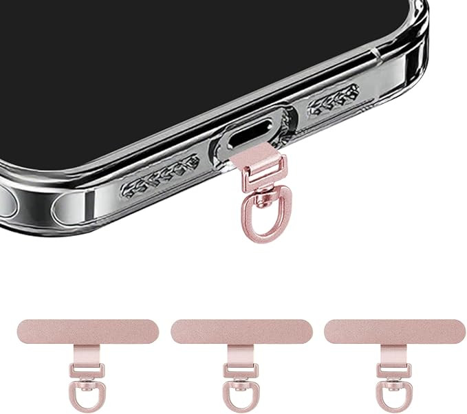 Yojaro 360° Rotating Stainless Steel Phone Tether Tab (3-Pack) - Universal for iPhone & Other Ph... | Amazon (US)