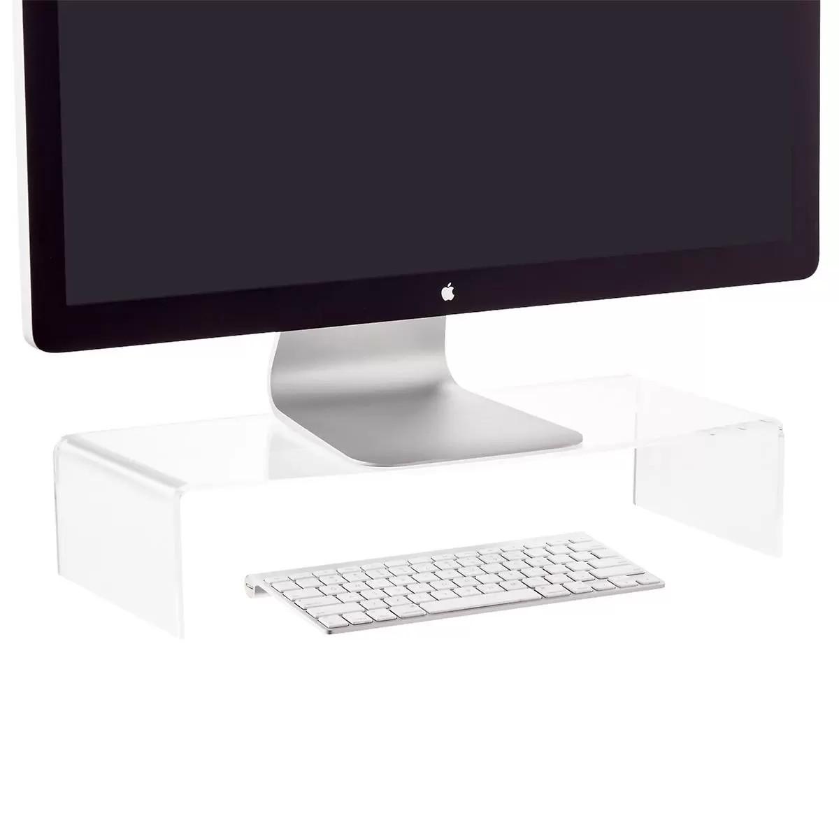 Luxe Acrylic Monitor Stand | The Container Store