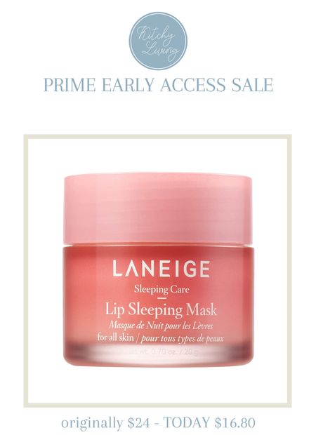 Prime Early Access Sale - Laneige Lip Sleeping Mask #primeday #primeholiday #amazonfinds 

#LTKbeauty #LTKsalealert