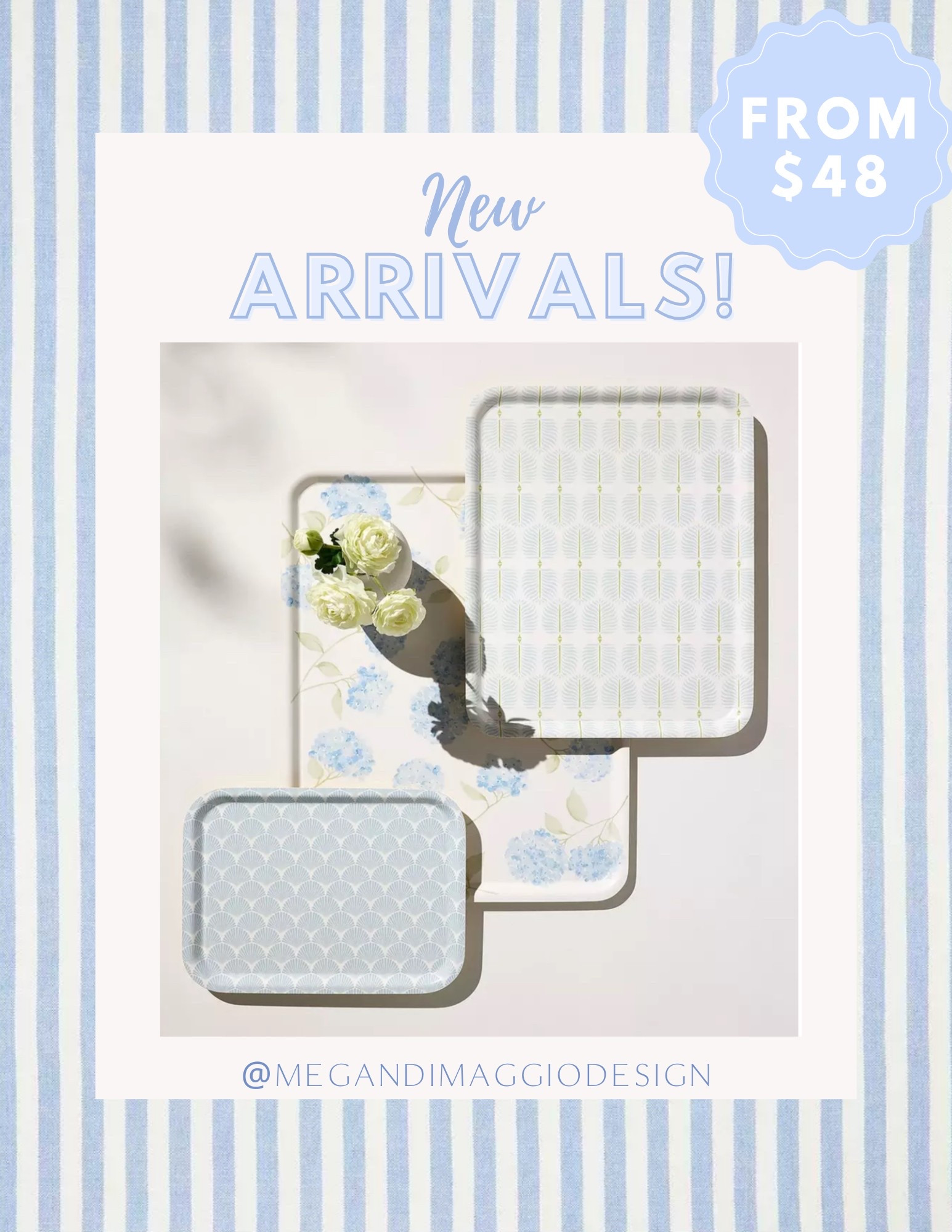 Love these new pattern trays!! Starting at $48 & up!! Perfect for upcoming hosting & parties!

#LTKHome #LTKFindsUnder100 #LTKParties