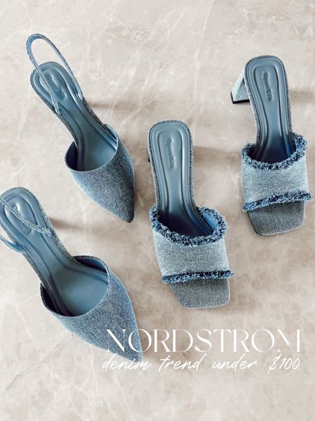 Denim shoe trend under $80 from Nordstrom 

#LTKShoeCrush #LTKFindsUnder100