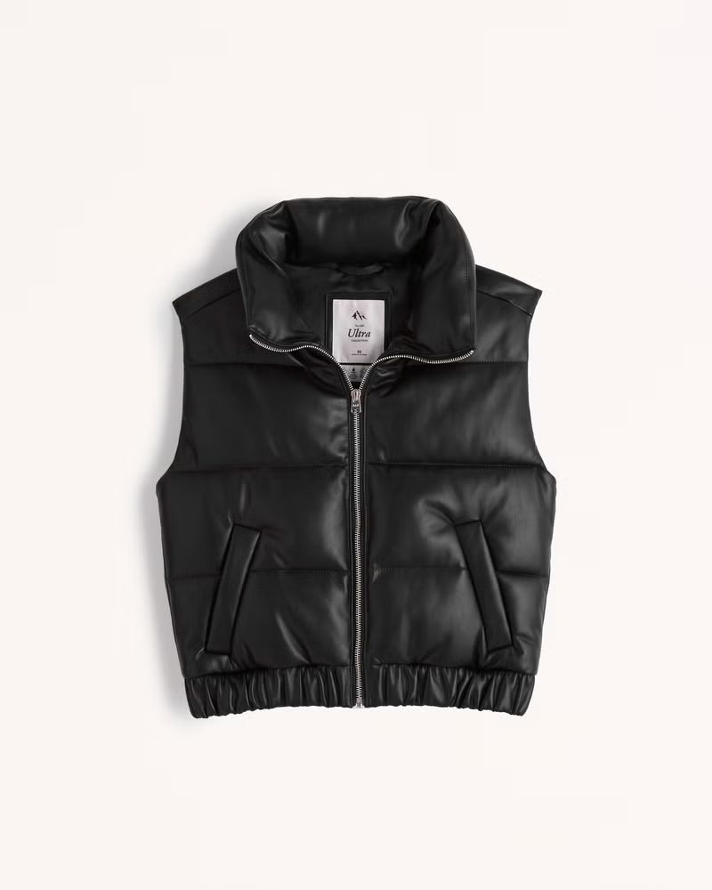 Women's Ultra Mini Puffer Vest | Women's | Abercrombie.com | Abercrombie & Fitch (US)