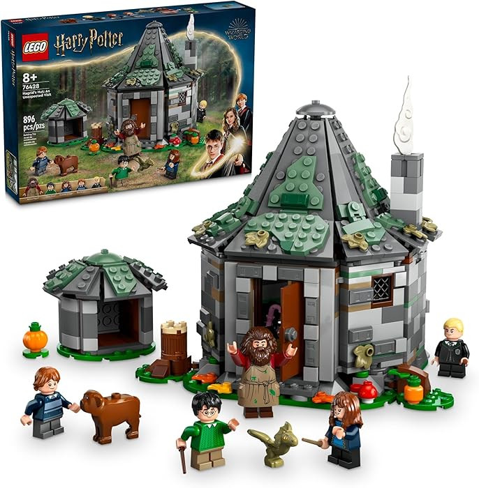 LEGO Harry Potter Hagrid's Hut: an Unexpected Visit, Harry Potter Toy, Ages 8+, Kids Building Toy... | Amazon (US)