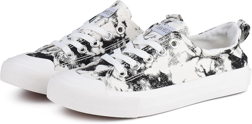 JENN ARDOR Womens Canvas Shoes Sneakers Low Top Tennis Shoes Casual Walking Shoes | Amazon (US)