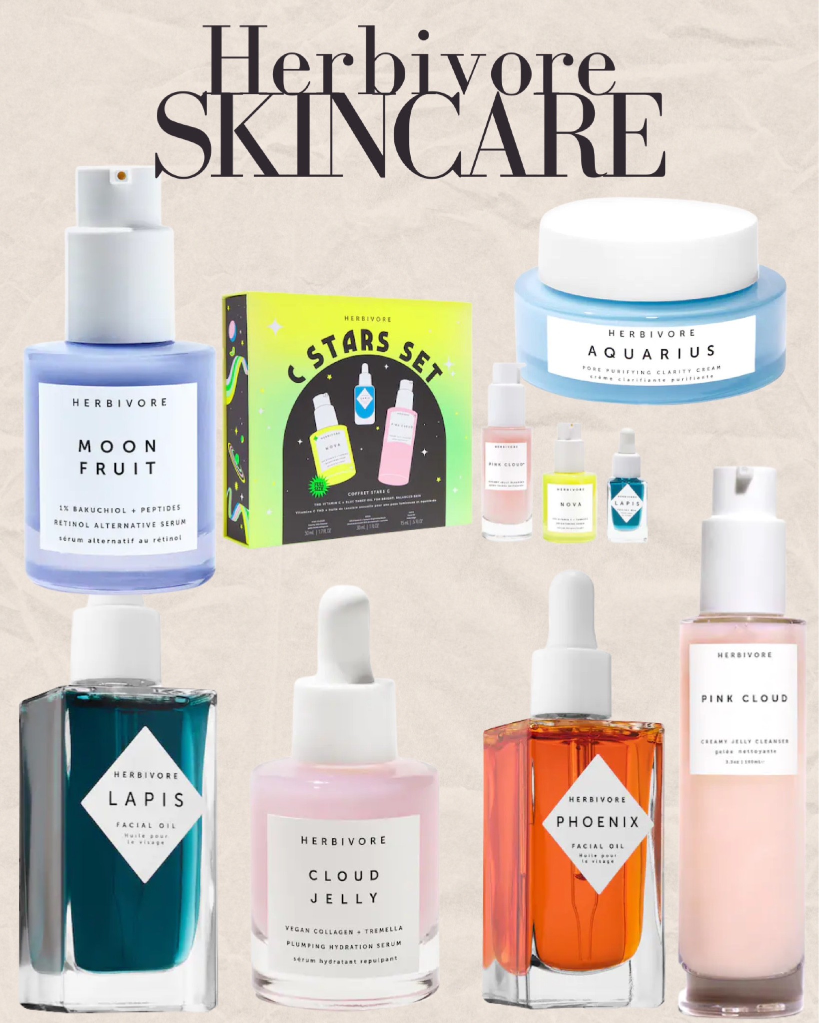 Herbivore skincare picks, serum, cream, tansy oil, cloud jelly, Sephora, beauty picks 

#LTKSeasonal #LTKbeauty #LTKunder100