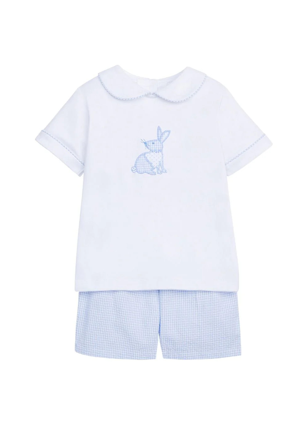 Applique Peter Pan Short Set - Patchwork Bunny | Little English