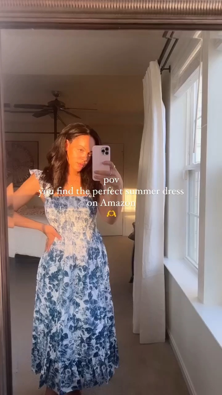The most stunning dress that I found on Amazon. It’s available on prime too so you could get it next day. Fits true to size and I am wearing a size xs. My height is 5’2 so this works great for my girls who are shorter too. Comes in multiple sizes, colors and patterns 

#LTKFind #LTKunder100 #LTKSeasonal