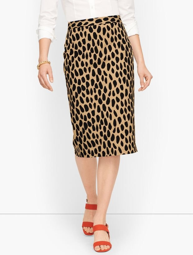 Pencil Skirt - Cheetah Spots | Talbots