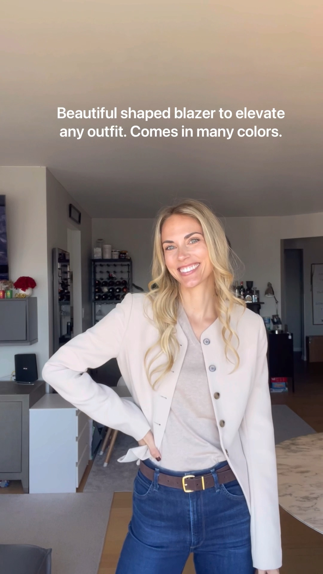 Best fitted blazer to throw on and elevate any outfit. On sale today! 

Wearing size 2. I recommend sizing up if you have a bigger chest size. 

Comes in other staple colors! 

#LTKWorkwear #LTKootd #LTKCyberWeek