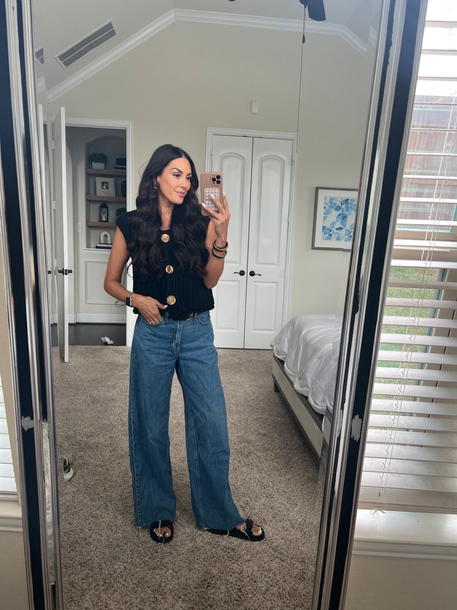 Small vest
26L jeans 

#LTKFindsUnder100 #LTKStyleTip