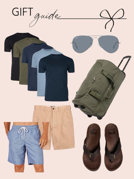 Gifts for Him | Winter Getaway | Crew Neck T-Shirts | Ray Ban Polarized Aviator Sunglasses | Carry-On Bag with Shoe Compartment and Wheels | Chino Shorts | Swim Trunks | Sandals | Flip Flops | Men’s Gift Guide

#LTKfindsunder100 #LTKmens #LTKGiftGuide