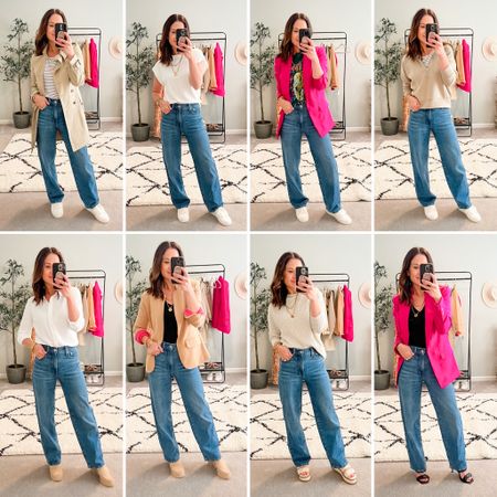 Madewell jeans styled 8 ways for Spring - capsule wardrobe 

#LTKunder100 #LTKFind #LTKSale