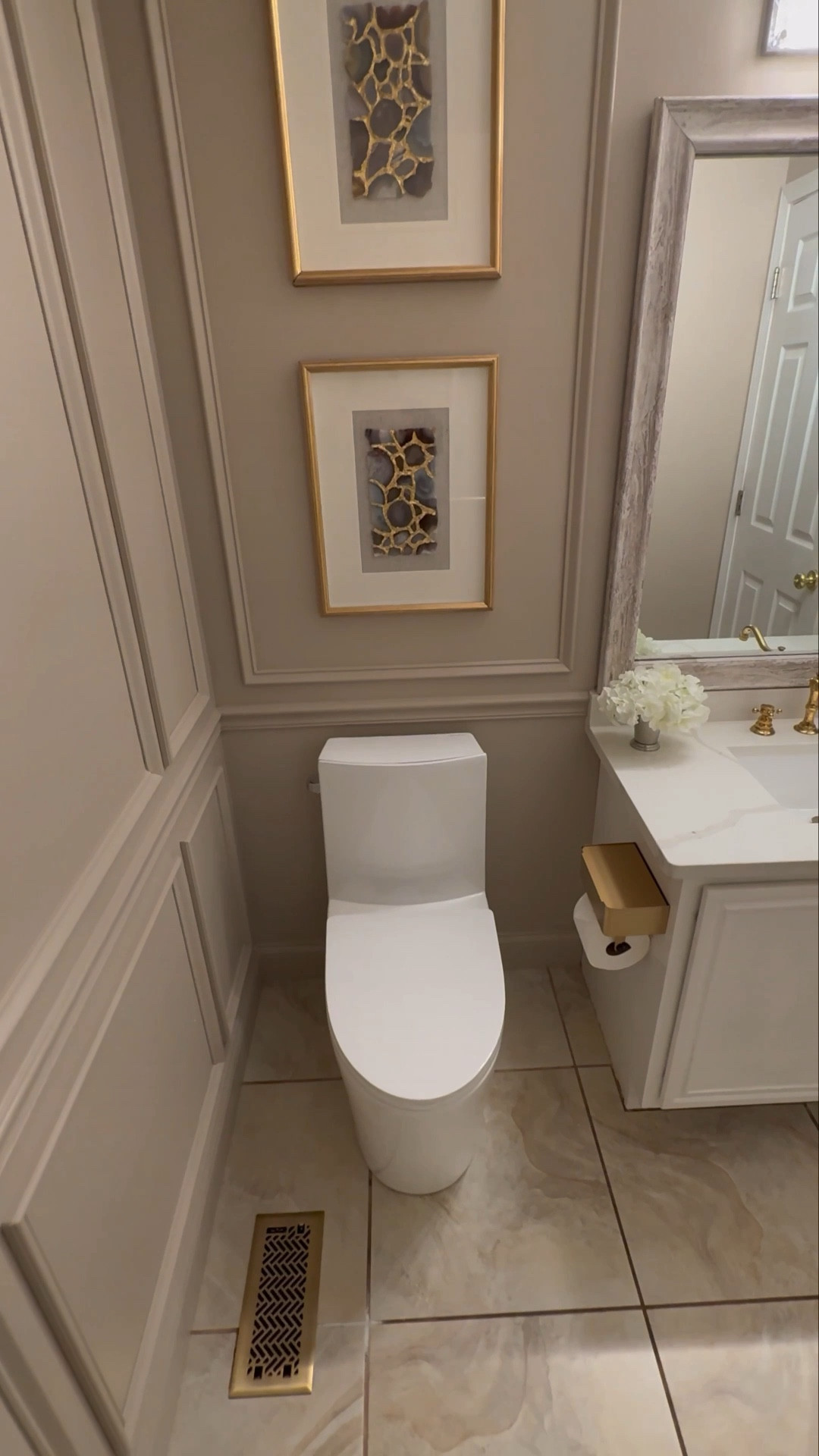 What an amazing difference a great toilet design, paint and trim can do to transform a space! 

I choose this St. Tropez One-Piece Elongated Toilet from @SwissMadison for its sleek and contemporary design that brings a modern and luxurious aesthetic to this small bathroom. 

I got in glossy finish to give to the space more light that; which, is appropriate for small spaces. 

This is my favorite toilet in my home! It is so easy to clean around the bottom, since there is no spaces in between. The details are exquisite and the quality exceptional! Not to mention, my husband loved how easy it was to install. The instructions were clear and easy to follow. 

Check @SwissMadison  amazing products link in bio and use discount code: MARICELA15 for a 10% discount. 

#beforeandafter #SwissMadison #interiordesign #bathroomdesign #timelessinteriors 

#LTKHome