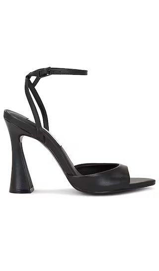 Beki Heel in Black Leather | Revolve Clothing (Global)