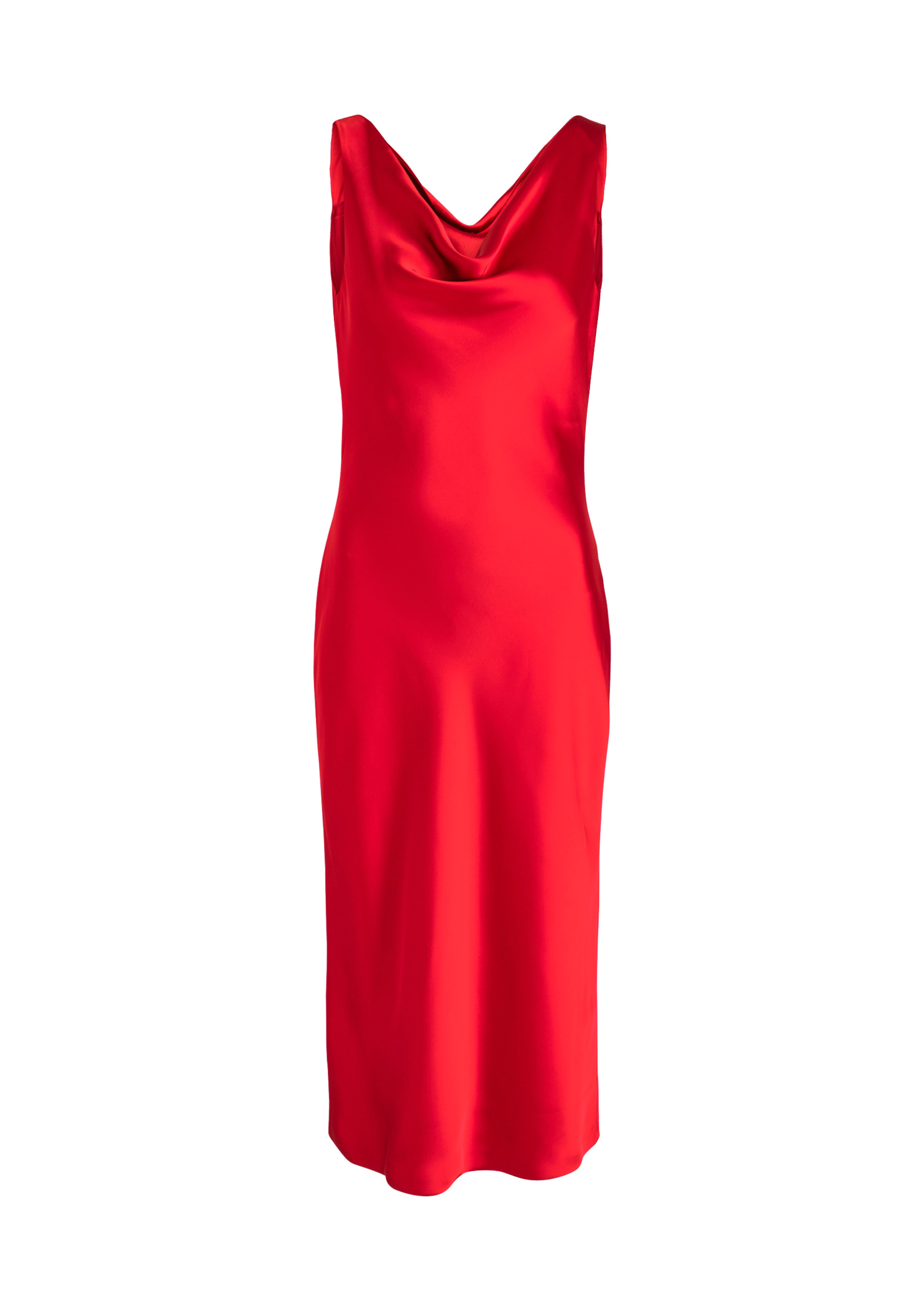 Maria cowl-neck satin midi slip dress | Harvey Nichols