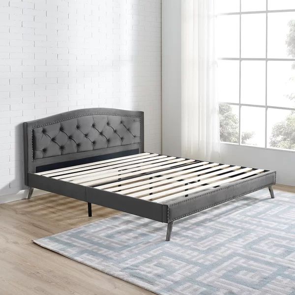 Applewhite Upholstered Platform Bed | Wayfair North America