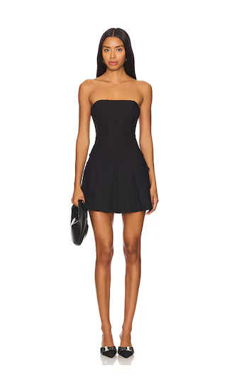 Geraldine Mini Dress in Black | Revolve Clothing (Global)