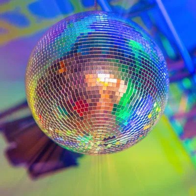 Mirror Disco Ball 12 Inch Silver Party Disco Ball with Hanging Ring | Wayfair North America