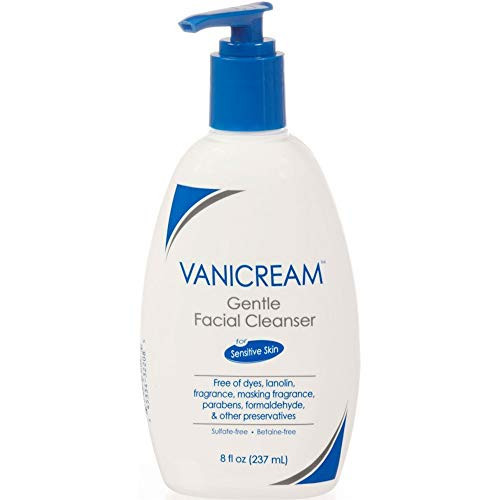 Vanicream Gentle Facial Cleanser with Pump Dispenser | For Sensitive Skin | Dermatologist Tested | Fragrance and Paraben Free | 8 Ounce | Amazon (CA)