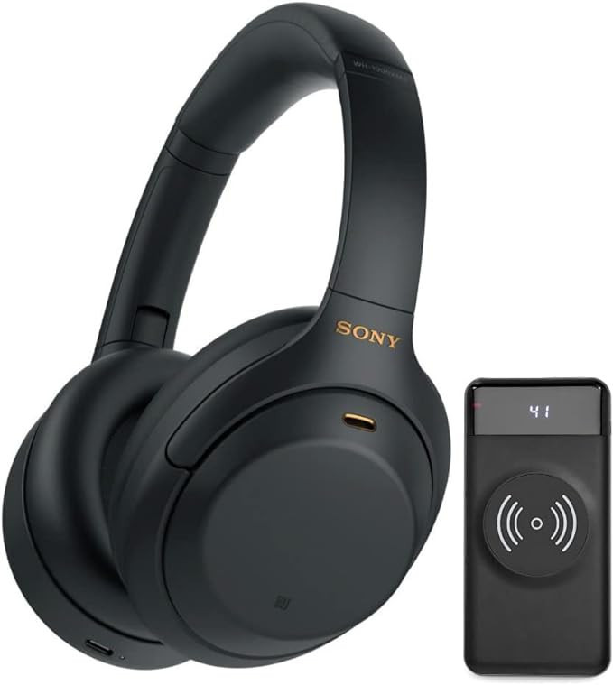 Sony WH-1000XM4 Wireless Bluetooth Noise Canceling Over-Ear Headphones (Black) Bundle with 10000m... | Amazon (US)